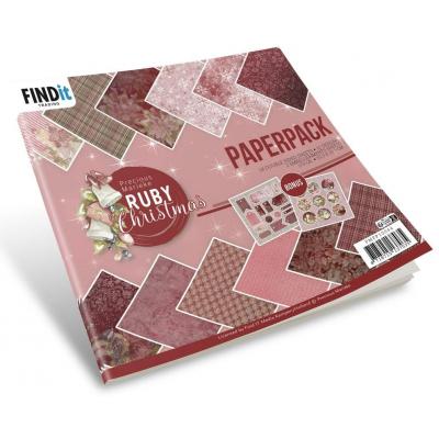 Find It Trading Precious Marieke Ruby Christmas - Paper Pack